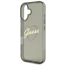 Guess IML Heart Case for iPhone 16 Plus - Black | Techbox