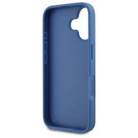 Guess Leather Metal Logo Strass Crossbody Case for iPhone 16 - Blue - Apple Cases - Cases - Techbox