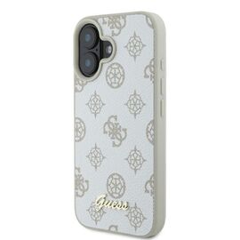 Guess Peony Script Logo MagSafe iPhone 16 Case - White - Apple Cases - Cases - Techbox