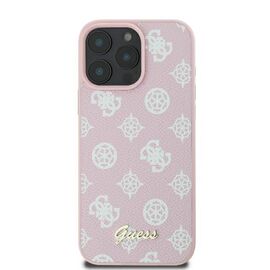 Guess Peony Script Logo MagSafe iPhone 16 Pro Case - Pink - Apple Cases - Cases - Techbox