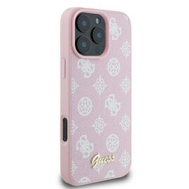Guess Peony Script Logo MagSafe iPhone 16 Pro Case - Pink - Apple Cases - Cases - Techbox