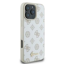 Guess Peony Script Logo MagSafe iPhone 16 Pro Case - White - Apple Cases - Cases - Techbox