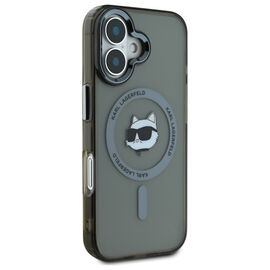 Karl Lagerfeld IML Metal Choupette Head MagSafe iPhone 16 Plus Case - Black - Apple Cases - Cases - Techbox