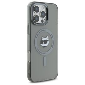 Karl Lagerfeld IML Metal Choupette Head MagSafe iPhone 16 Pro Case - Black - Apple Cases - Cases - Techbox