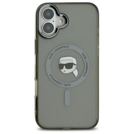 Karl Lagerfeld IML Metal Karl Head MagSafe iPhone 16 Plus Case - Black - Apple Cases - Cases - Techbox