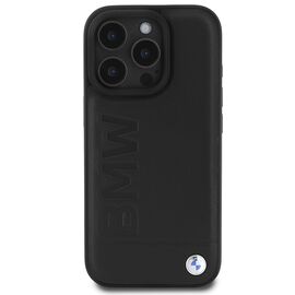 BMW Leather Hot Stamp iPhone 16 Pro Max Case - Black | Techbox