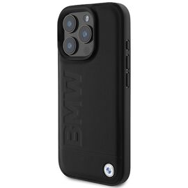 BMW Leather Hot Stamp MagSafe iPhone 16 Pro Case - Black - Apple Cases - Cases - Techbox