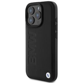 BMW Leather Hot Stamp MagSafe iPhone 16 Pro Max Case - Black - Apple Cases - Cases - Techbox