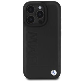 BMW Leather Hot Stamp MagSafe iPhone 16 Pro Max Case - Black - Apple Cases - Cases - Techbox