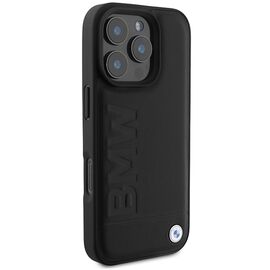 BMW Leather Hot Stamp MagSafe iPhone 16 Pro Max Case - Black - Apple Cases - Cases - Techbox
