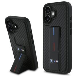 BMW M Grip Stand Smooth and Carbon case for iPhone 16 - black - Apple Cases - Cases - Techbox