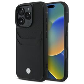BMW Sign Leather Cardslot Case for iPhone 16 Pro Max - Black - Apple Cases - Cases - Techbox