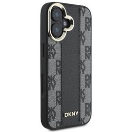 DKNY Checkered Pattern Magsafe iPhone 16 Case - Black - Apple Cases - Cases - Techbox