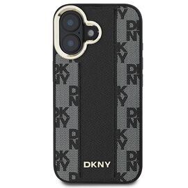 DKNY Checkered Pattern Magsafe iPhone 16 Plus Case - Black - Apple Cases - Cases - Techbox