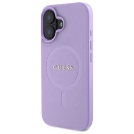 Guess Saffiano MagSafe iPhone 16 Case - Purple - Apple Cases - Cases - Techbox