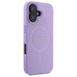 Guess Saffiano MagSafe iPhone 16 Case - Purple - Apple Cases - Cases - Techbox