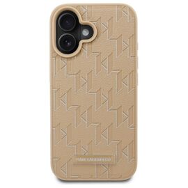 Karl Lagerfeld Hot Stamp Magsafe iPhone 16 Case - Beige | Techbox