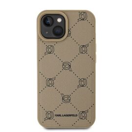 Karl Lagerfeld Magsafe Karl Head iPhone 15 Case - Beige | Techbox