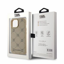 Karl Lagerfeld Magsafe Karl Head iPhone 15 Case - Beige | Techbox