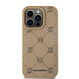 Karl Lagerfeld Magsafe Karl Head iPhone 15 Pro Case - Beige | Techbox