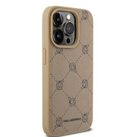 Karl Lagerfeld Magsafe Karl Head iPhone 15 Pro Case - Beige | Techbox