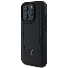 Mercedes Leather Urban Case for iPhone 16 Pro Max - Black | Techbox