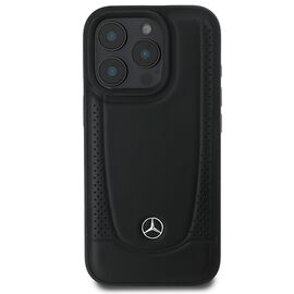 Mercedes Leather Urban Case for iPhone 16 Pro Max - Black | Techbox