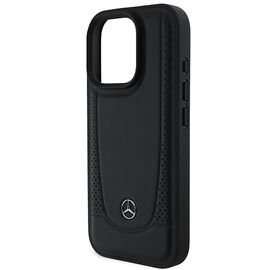 Mercedes Leather Urban Case for iPhone 16 Pro Max - Black | Techbox