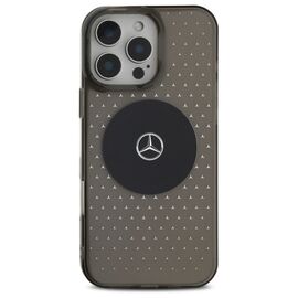 Mercedes MB Case Star Pattern for iPhone 16 Pro - Black | Techbox