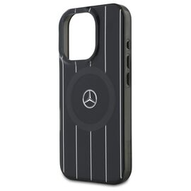 Mercedes MB Double Layer Crossed Lines MagSafe iPhone 16 Pro Case - Black | Techbox