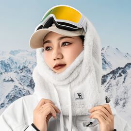Qunature Arctic Velvet Ski Balaclava Size M - White - Ski - Sports & Fitness - Techbox