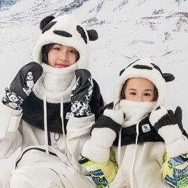 Qunature Panda Ski Gloves for Kids and Adults Size S - Black/White - Ski - Sports & Fitness - Techbox