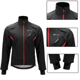 Rockbros YPW021 Windproof Cycling Sports Jacket Size XL - Black - Bicycle - Sports & Fitness - Techbox