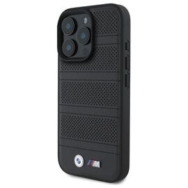 BMW M Perforated And Stitched Line MagSafe case for iPhone 16 Pro Max - black | Techbox