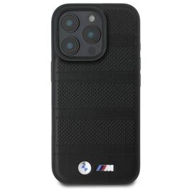 BMW M Perforated And Stitched Line MagSafe case for iPhone 16 Pro Max - black | Techbox