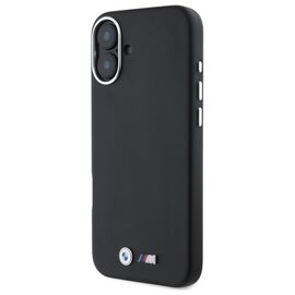 BMW M Smooth Full Wrapped Metal MagSafe Case for iPhone 16 Plus - Black | Techbox