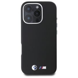 BMW M Smooth Full Wrapped Metal MagSafe Case for iPhone 16 Pro Max - Black | Techbox