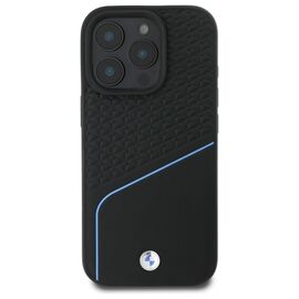 BMW BMHMP16X23RDCLK iPhone 16 Pro Max 6.9" black/black hardcase Sign Leather Textured And Line MagSafe - Apple Cases - Cases - Techbox