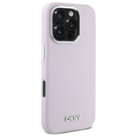 DKNY DKHMP16XSMCHLP iPhone 16 Pro Max 6.9" pink/pink hardcase Liquid Silicone Small Metal Logo MagSafe - Apple Cases - Cases - Techbox