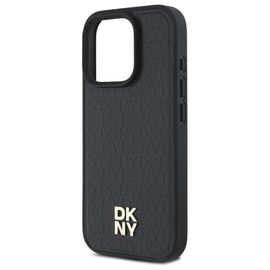 DKNY DKHMP16XPSHRPSK iPhone 16 Pro Max 6.9" hardcase black/black Repeat Pattern Stack Logo MagSafe - Apple Cases - Cases - Techbox