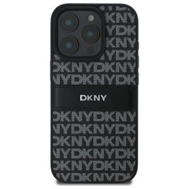 DKNY DKHCP16XPRTHSLK iPhone 16 Pro Max 6.9" black/black hardcase Texture Pattern Tonal Stripe - Apple Cases - Cases - Techbox