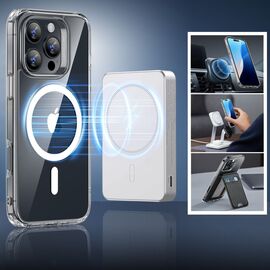 ESR Classic Hybrid Halolock MagSafe Case + Tempered Glass for iPhone 16 Pro Max - Clear | Techbox
