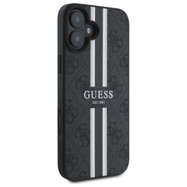 Guess GUHMP16SP4RPSK iPhone 16 6.1" black/black hardcase 4G Printed Stripes MagSafe - Apple Cases - Cases - Techbox