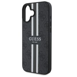 Guess GUHMP16SP4RPSK iPhone 16 6.1" black/black hardcase 4G Printed Stripes MagSafe - Apple Cases - Cases - Techbox
