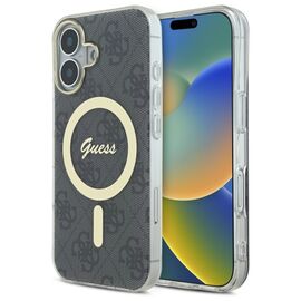Guess IML 4G MagSafe Case for iPhone 16 Plus - Black | Techbox