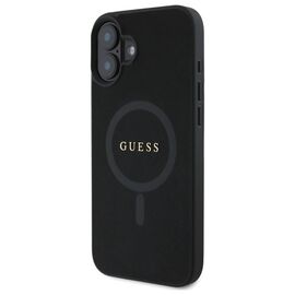 Guess GUHMP16SPSAHMCK iPhone 16 6.1" black/black hardcase Saffiano Classic Logo MagSafe - Apple Cases - Cases - Techbox