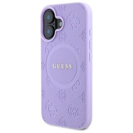 Guess GUHMP16MPSAPSMEU iPhone 16 Plus 6.7" purple/purple hardcase Saffiano Peony Classic Logo MagSafe - Apple Cases - Cases - Techbox