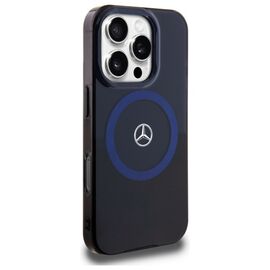 Mercedes MB Double Layer BiColor MagSafe Case for iPhone 16 Pro Max - Blue | Techbox