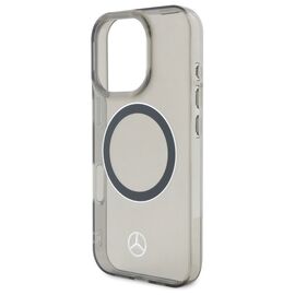 Mercedes Silver Ring MagSafe iPhone 16 Pro Case - Black | Techbox