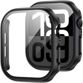 Tech-Protect Defense360 Tempered Glass Case for Apple Watch 10 (46mm) - Black | Techbox